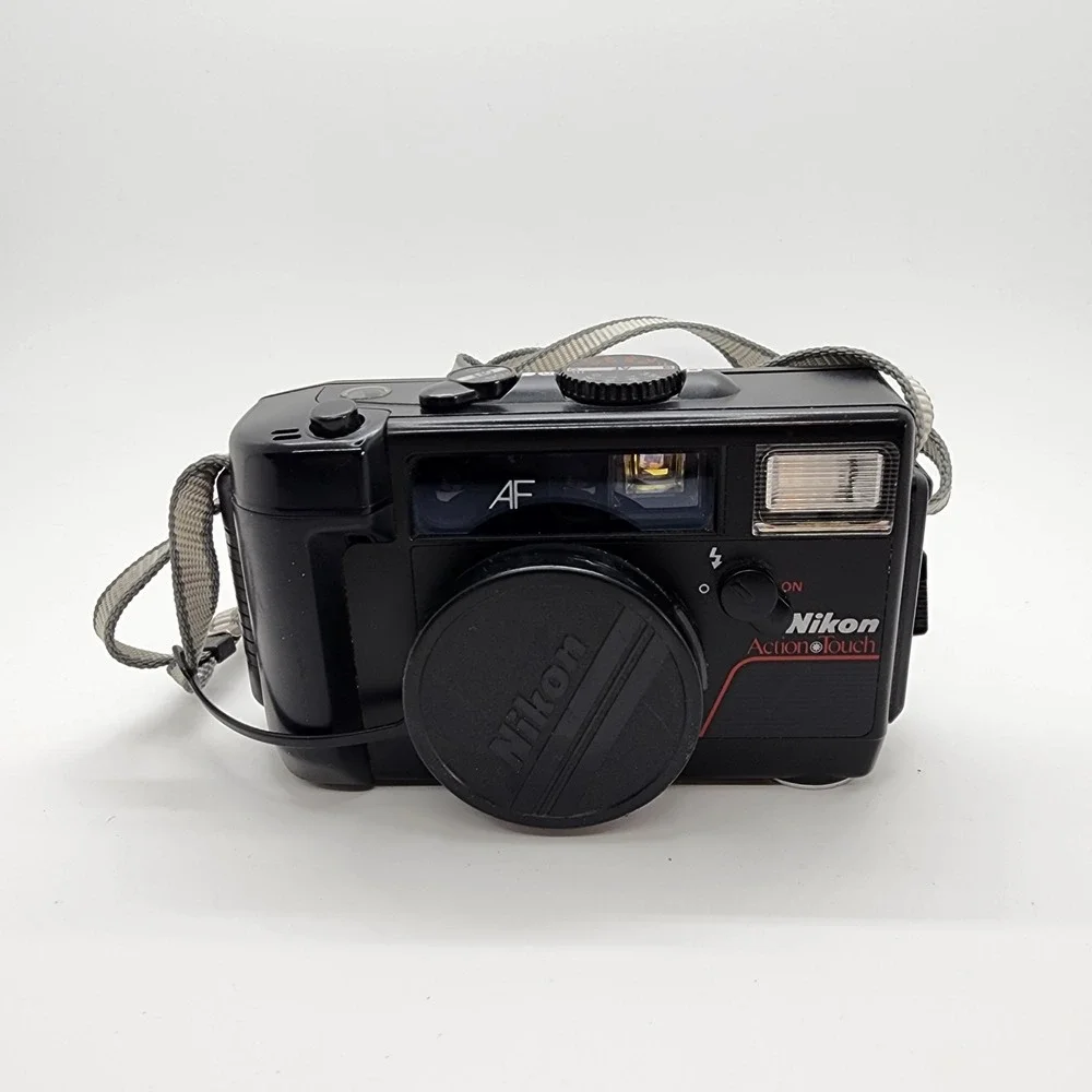 Nikon Action‎ Touch AF 35 mm Film Camera Waterproof f2.8 For Parts or Repair